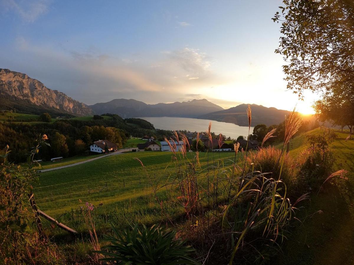 Biohof Schwanser Steinbach am Attersee Dış mekan fotoğraf